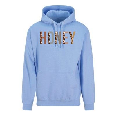 Honey Leopard Print Mom Cute Mothers Day Funny Grandma Gift Unisex Surf Hoodie