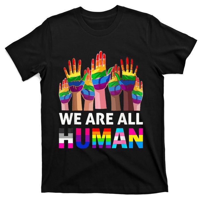 Human LGBT Pride Parade Plus Size T-Shirt