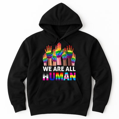 Human LGBT Pride Parade Plus Size Hoodie