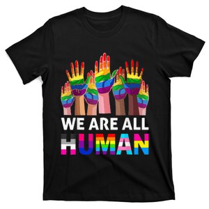 Human LGBT Pride Parade Plus Size T-Shirt