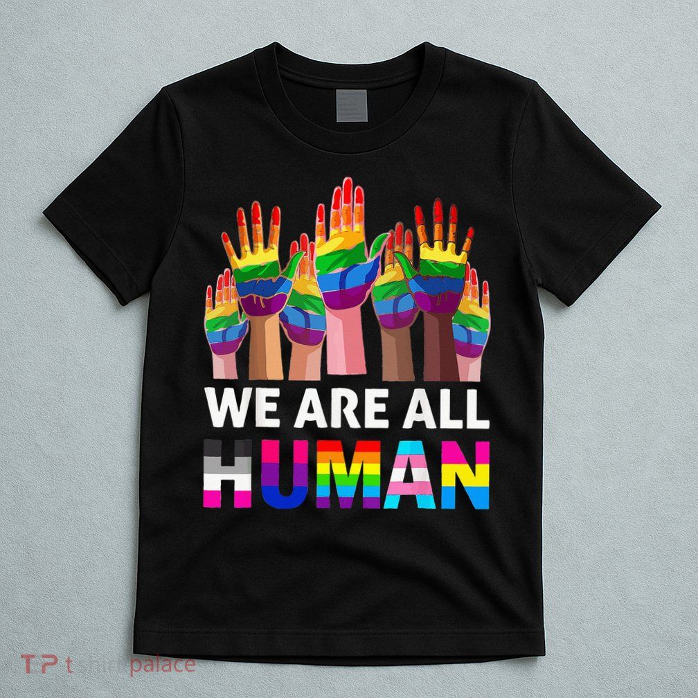 Human LGBT Pride Parade Plus Size T-Shirt