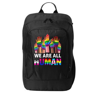 Human LGBT Pride Parade Plus Size City Backpack