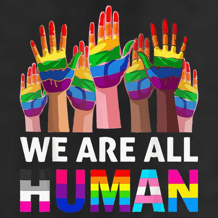 Human LGBT Pride Parade Plus Size 15oz Campfire Ceramic Mug