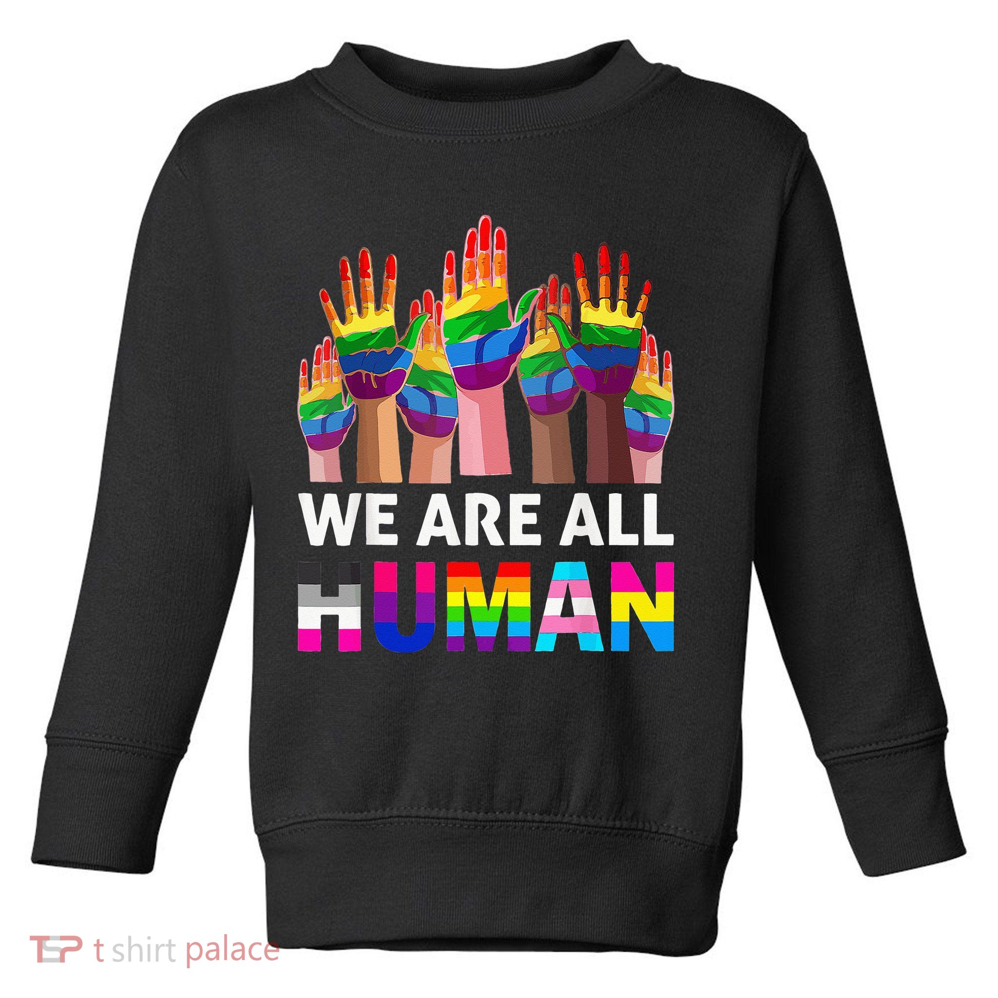 Human LGBT Pride Parade Plus Size Toddler Sweatshirt