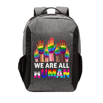 Human LGBT Pride Parade Plus Size Vector Backpack