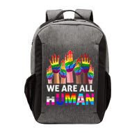 Human LGBT Pride Parade Plus Size Vector Backpack