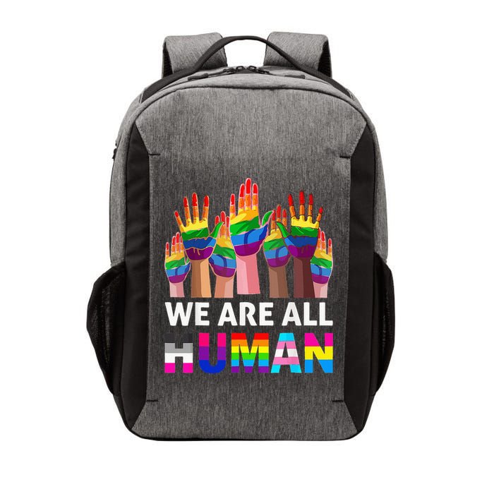 Human LGBT Pride Parade Plus Size Vector Backpack