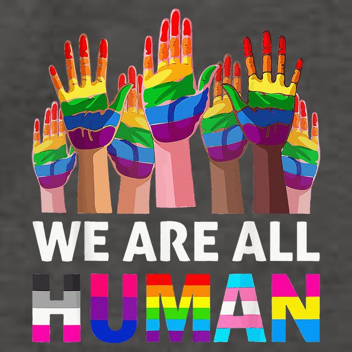 Human LGBT Pride Parade Plus Size Vector Backpack