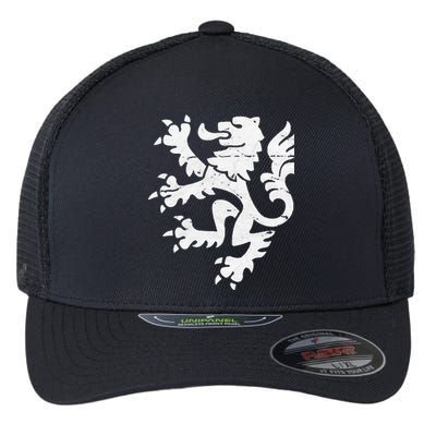 Holland Lion Retro Style Flexfit Unipanel Trucker Cap