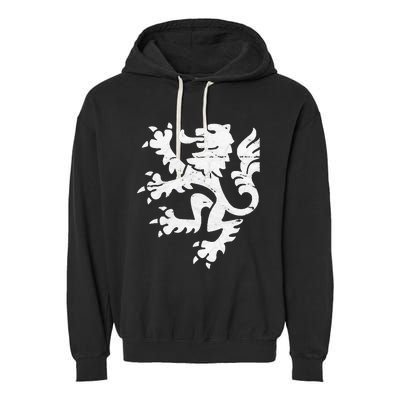 Holland Lion Retro Style Team Garment-Dyed Fleece Hoodie