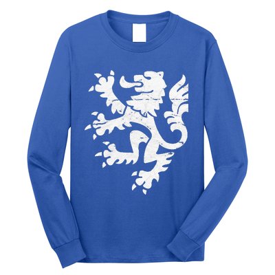 Holland Lion Retro Style Team Long Sleeve Shirt