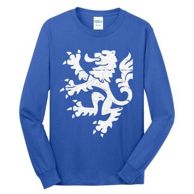 Holland Lion Retro Style Team Tall Long Sleeve T-Shirt