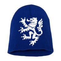 Holland Lion Retro Style Team Short Acrylic Beanie