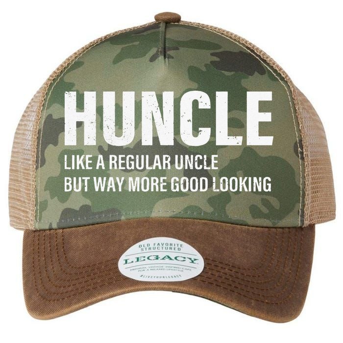 Huncle Like Regular Uncle Way More Good Looking Funny Uncle Legacy Tie Dye Trucker Hat