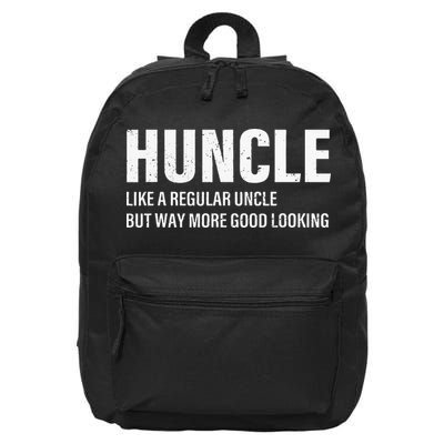Huncle Like Regular Uncle Way More Good Looking Funny Uncle 16 in Basic Backpack