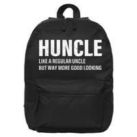 Huncle Like Regular Uncle Way More Good Looking Funny Uncle 16 in Basic Backpack