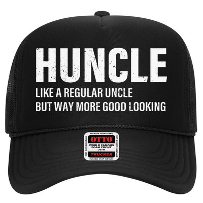 Huncle Like Regular Uncle Way More Good Looking Funny Uncle Trucker Hat