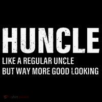 Huncle Like Regular Uncle Way More Good Looking Funny Uncle Cropped Pullover Crew