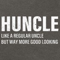 Huncle Like Regular Uncle Way More Good Looking Funny Uncle Cotton Canvas Backpack