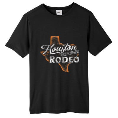 Houston Livestock  Rodeo S Western Aztec Tall Fusion ChromaSoft Performance T-Shirt