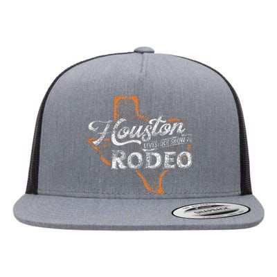 Houston Livestock  Rodeo S Western Aztec Flat Bill Trucker Hat