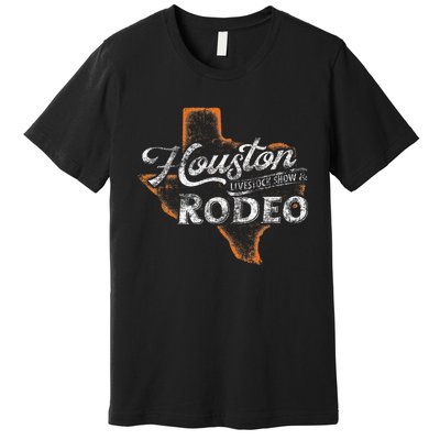 Houston Livestock  Rodeo S Western Aztec Premium T-Shirt