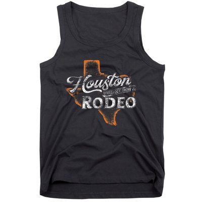 Houston Livestock  Rodeo S Western Aztec Tank Top