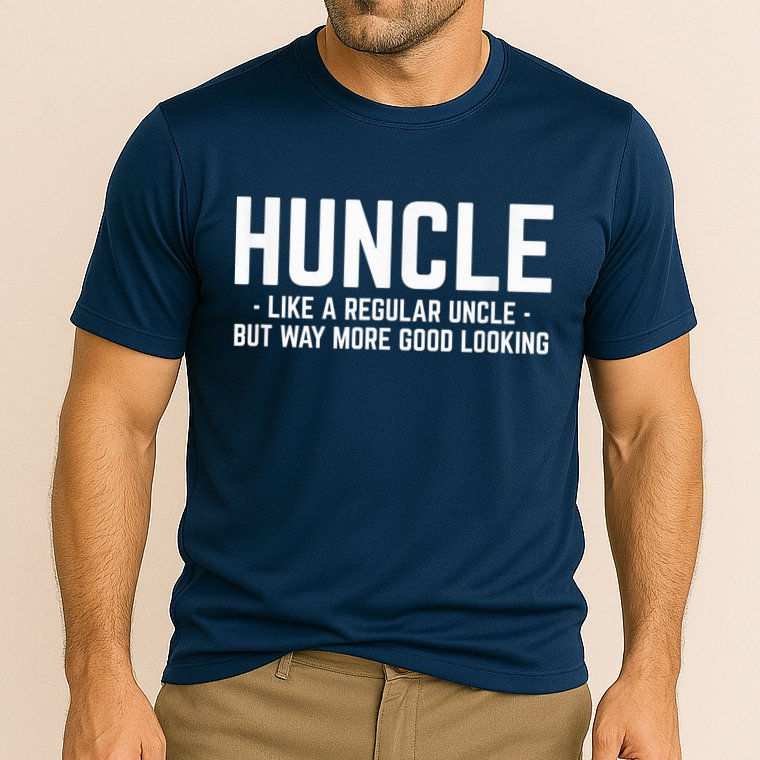 Huncle Like Regular Uncle Way More Good Looking Funny Cooling Performance Crew T-Shirt