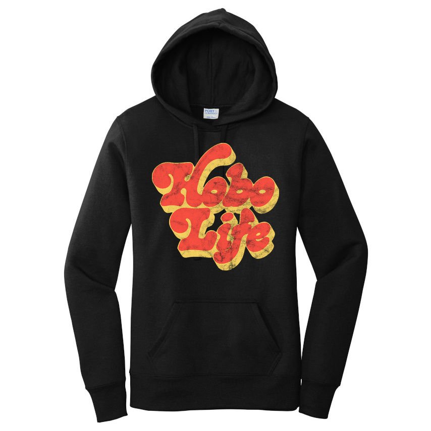 Hobo Life Retro Vintage Women's Pullover Hoodie