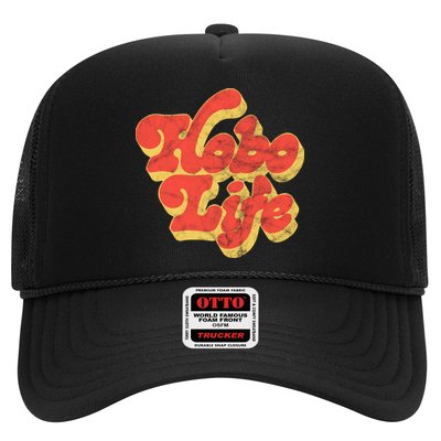 Hobo Life Retro Vintage Trucker Hat