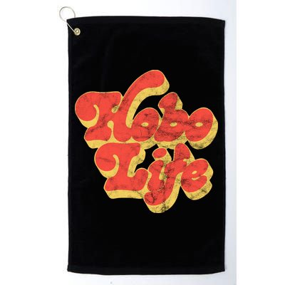 Hobo Life Retro Vintage Golf Towel
