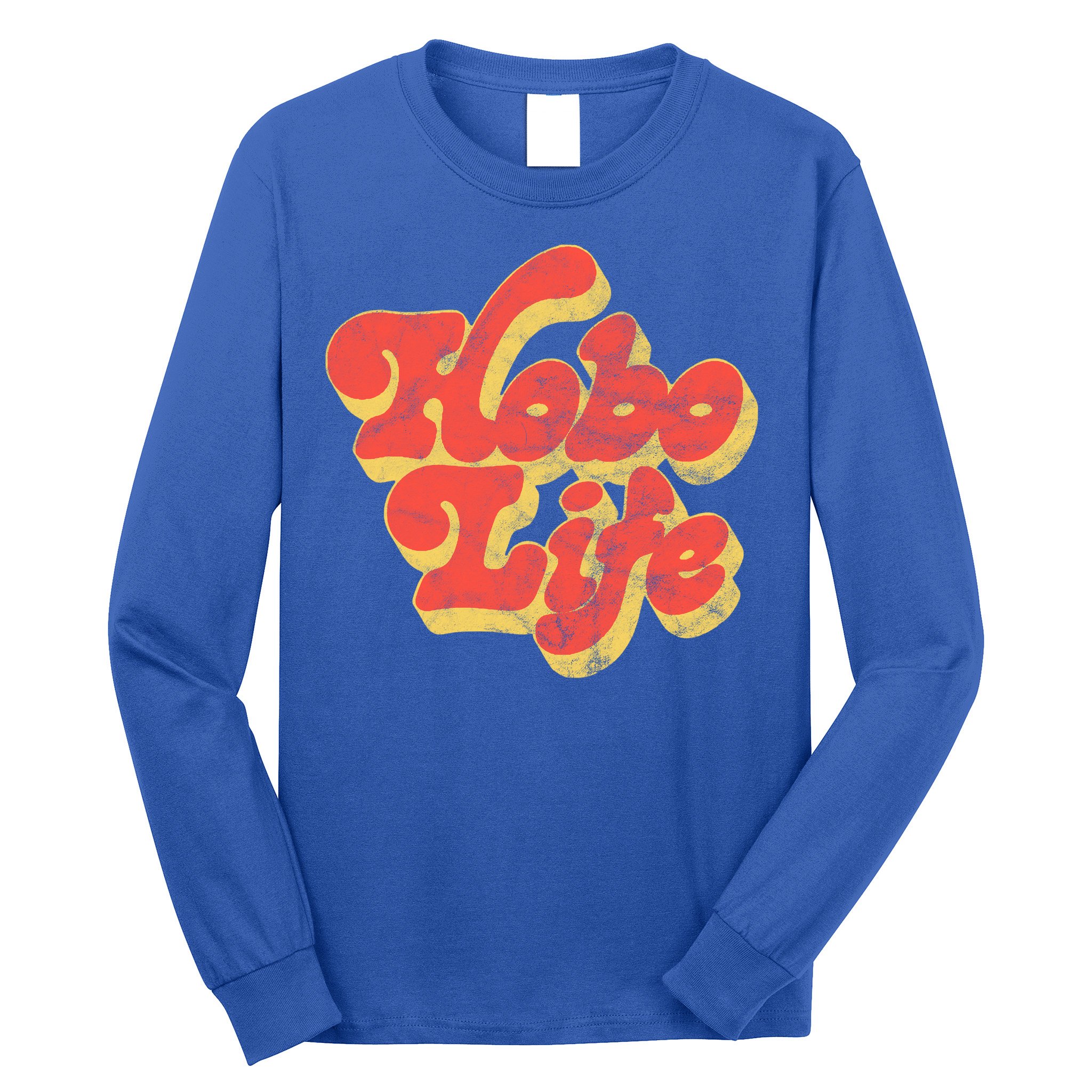 Hobo Life Retro Vintage Long Sleeve Shirt