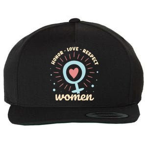 Honor Love Respect Wool Snapback Cap