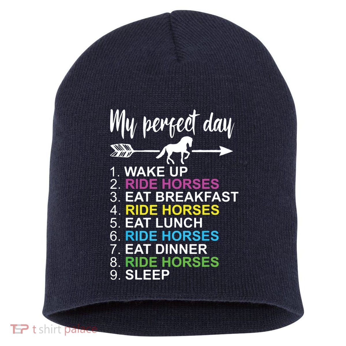 Horse Lover Shirts Horseback Riding Horse Lover Gift Short Acrylic Beanie