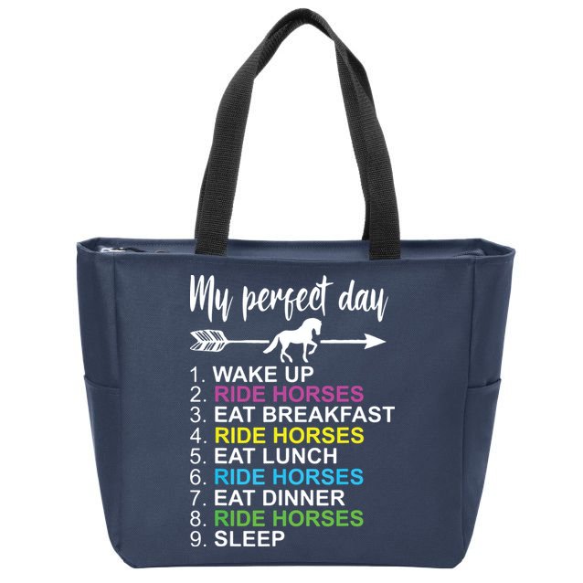 Horse Lover Shirts Horseback Riding Horse Lover Gift Zip Tote Bag