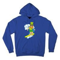 Hawaiian Leprechaun St Patricks Day Surfing Leprechaun Great Gift Tall Hoodie