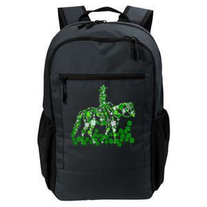 Horse Lady Shamrock Horseback Riding Equestrian Patrick Day Great Gift Daily Commute Backpack