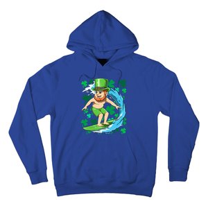 Hawaiian Leprechaun Surfing Irish St Patrick's Day Surfers Meaningful Gift Hoodie