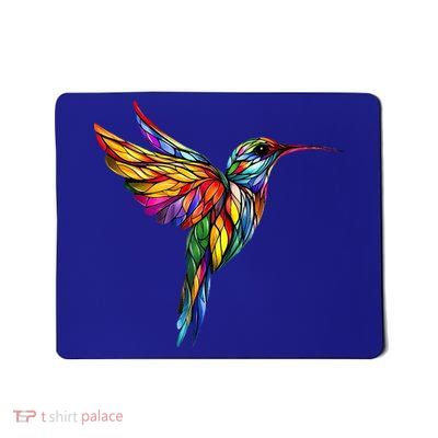 Hummingbird Lovers Stained Glass Hummingbird  Mousepad