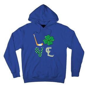 Hockey Lover Saint Patricks Day Hockey Irish Hockey Lover Gift Tall Hoodie