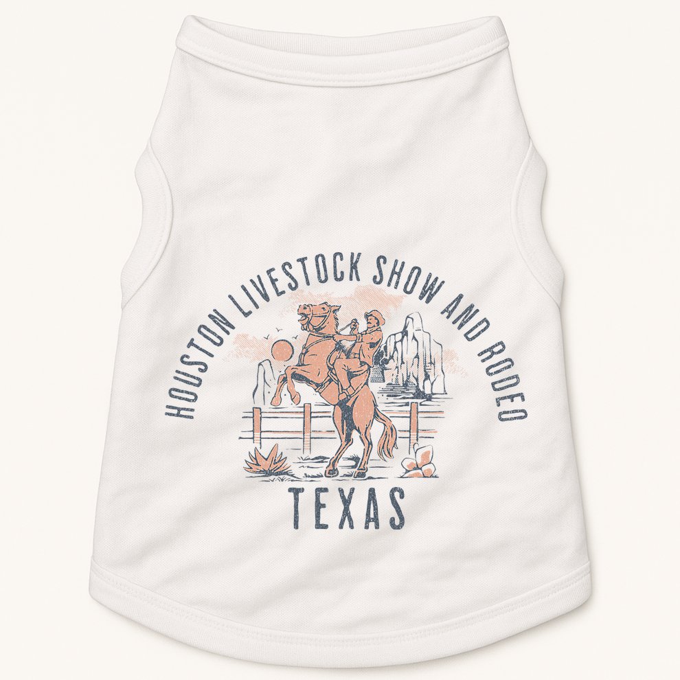 Houston Livestock Show And Rodeo Texas Cowboy And Horse Doggie Tank