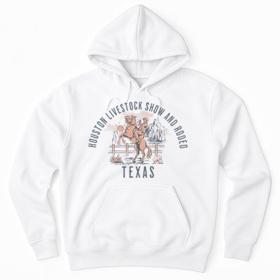 Houston Livestock Show And Rodeo Texas Cowboy And Horse Hoodie