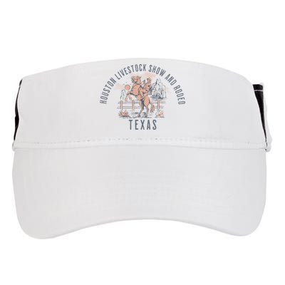 Houston Livestock Show And Rodeo Texas Cowboy And Horse Adult Drive Performance Visor