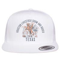 Houston Livestock Show And Rodeo Texas Cowboy And Horse Flatbill Hat