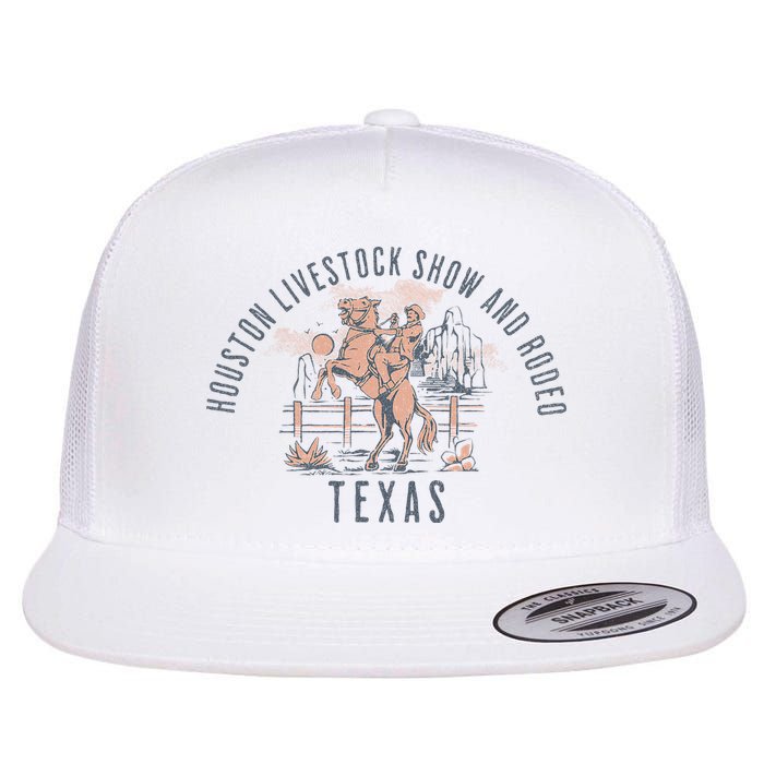 Houston Livestock Show And Rodeo Texas Cowboy And Horse Flatbill Hat