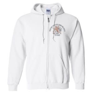 Houston Livestock Show And Rodeo Texas Cowboy And Horse Full Zip Hoodie