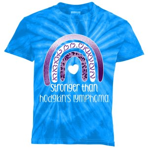 Hodgkin's Lymphoma Survivor Cancer Warrior Gift Kids Tie-Dye T-Shirt