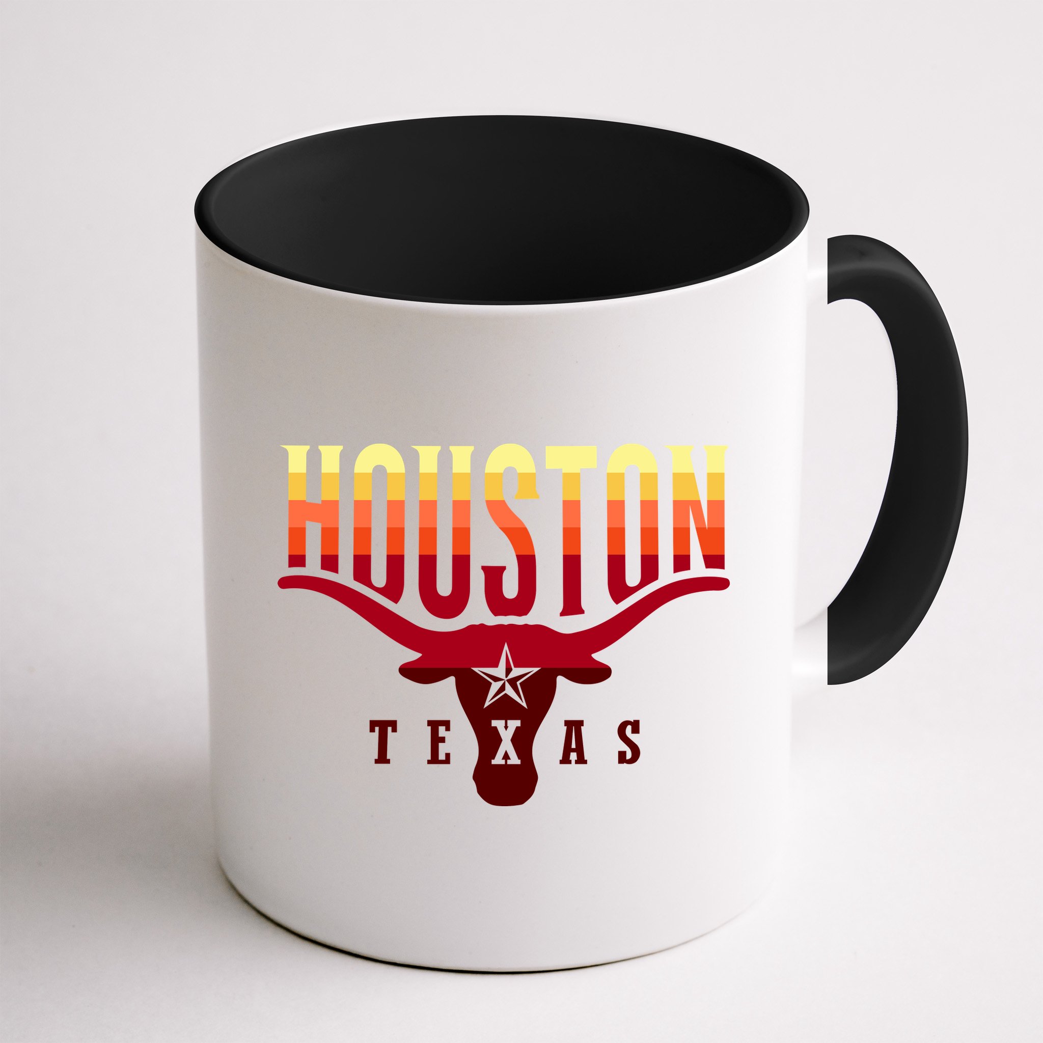 Houston Longhorn Sunset Logo Mug