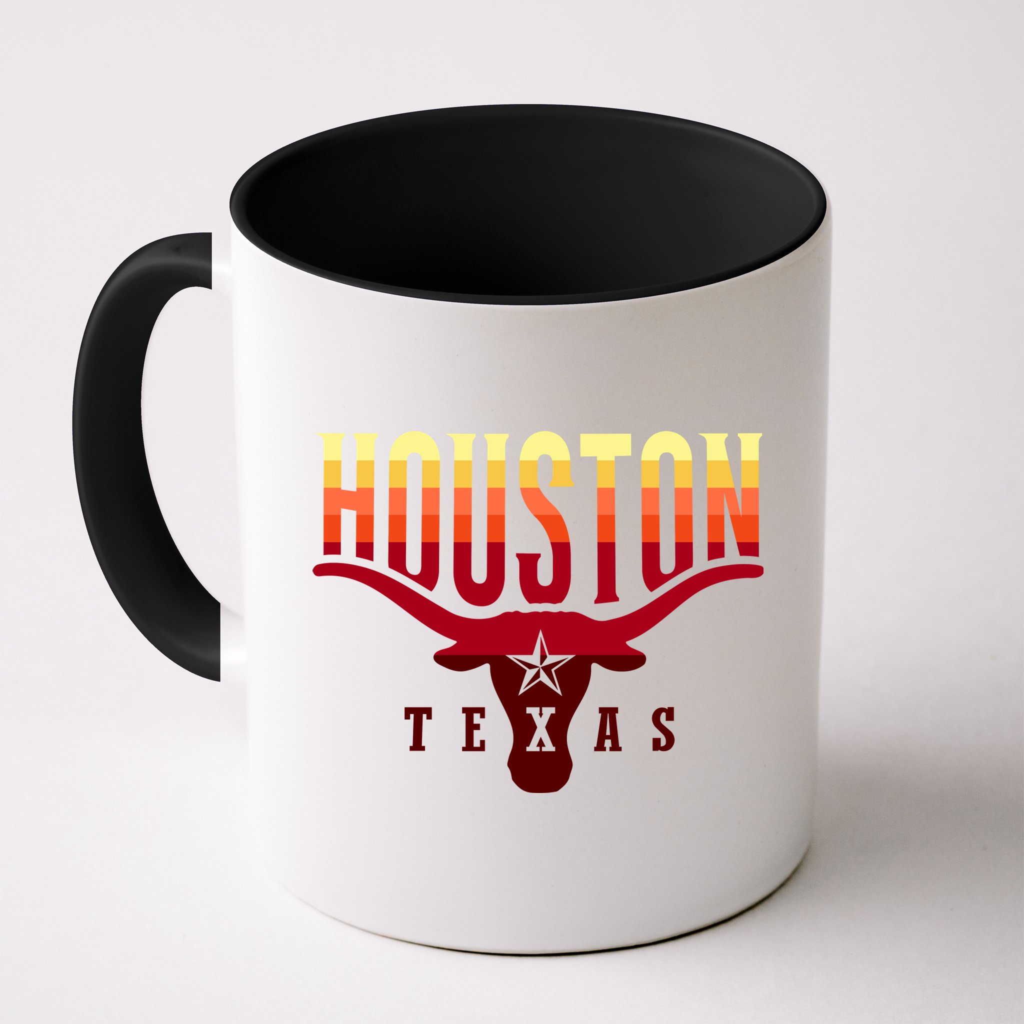 Houston Longhorn Sunset Logo Mug