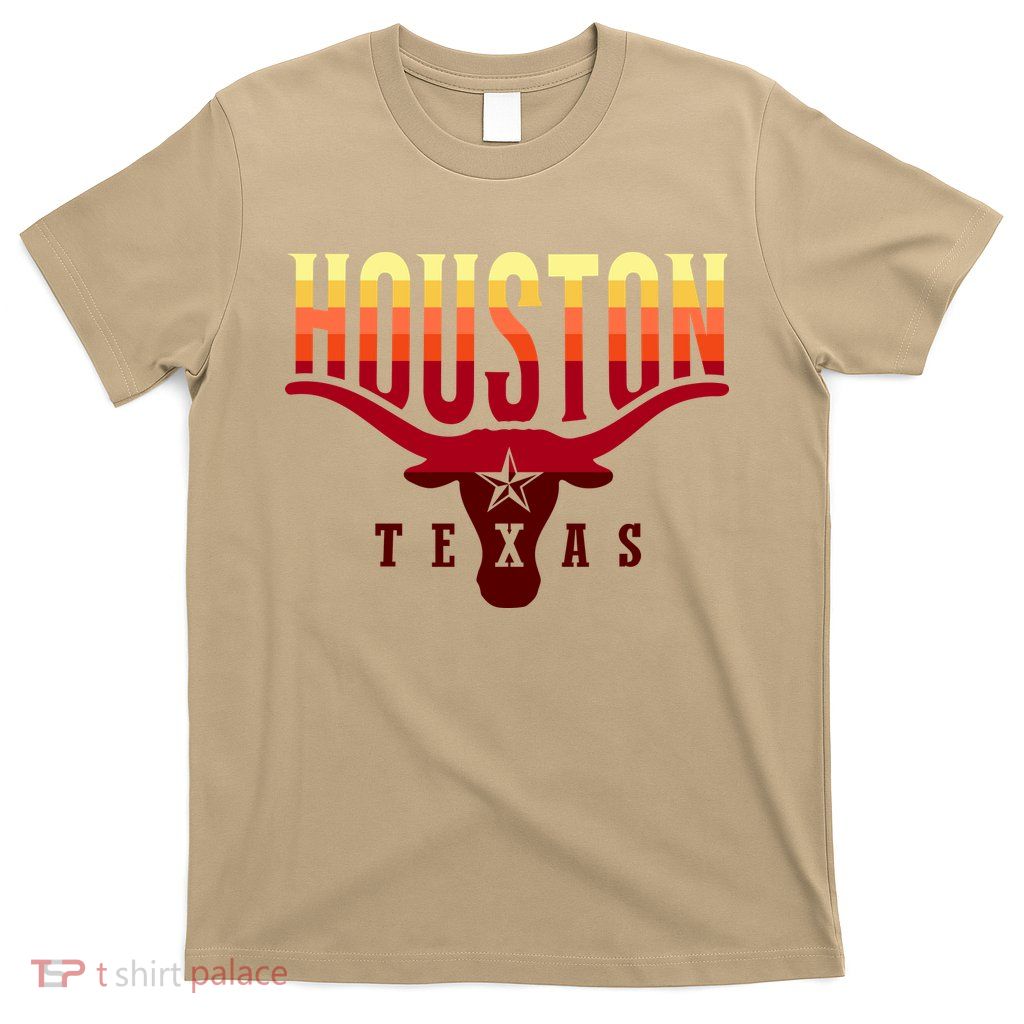 Houston Longhorn Sunset Logo T-Shirt